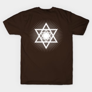 A Heart Like King David - Star of David - On the Back of T-Shirt